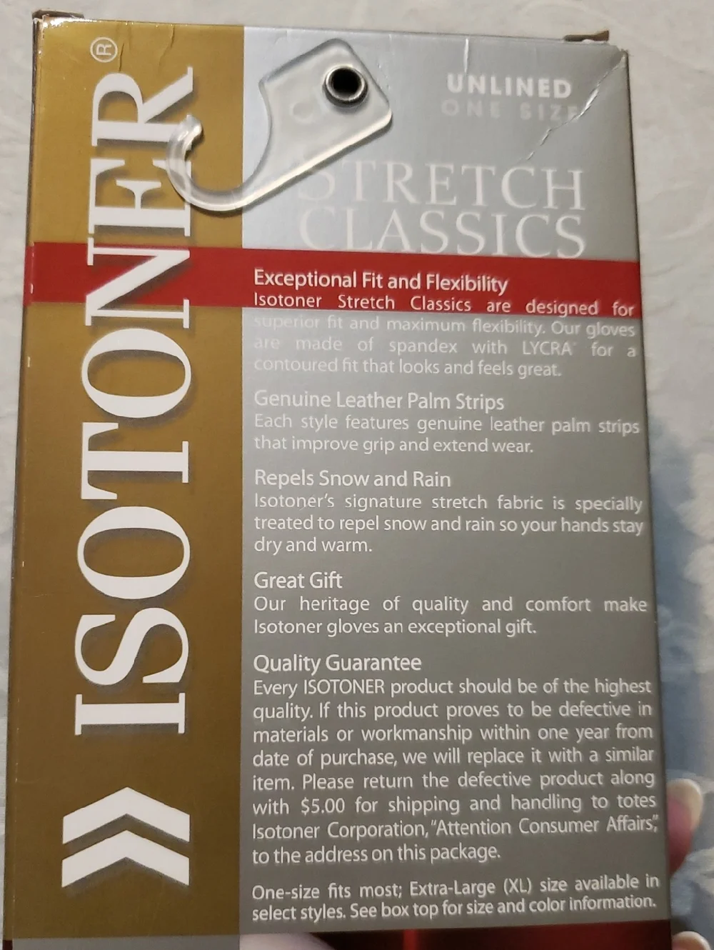 NWT- Isotoner Unlined Stretch Black Gloves